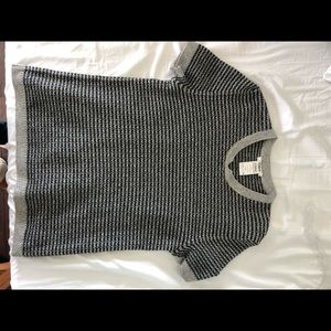 Chloe 100% wool short sleeve sweater